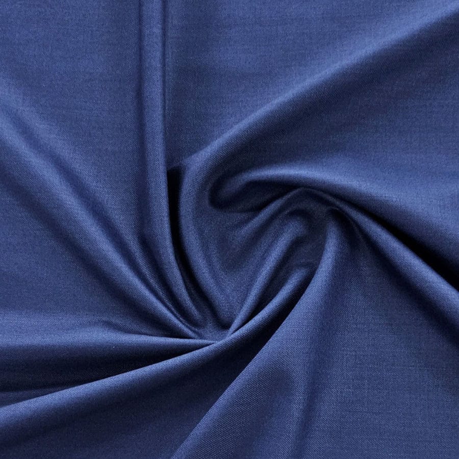 SUITING Dress Fabrics Navy Woven Self-Edge Suiting 150cm (7917148110937)