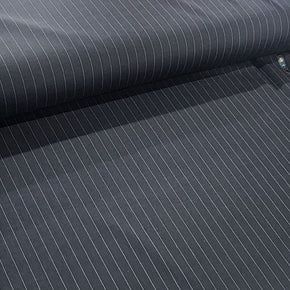 SUITING Dress Fabrics Pinstripe Suiting Fabric Grey 150cm (7498229448793)