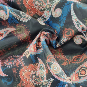 SUITING Dress Fabrics Silky Satin Suit Lining Floral Fabric 150cm (7483806351449)