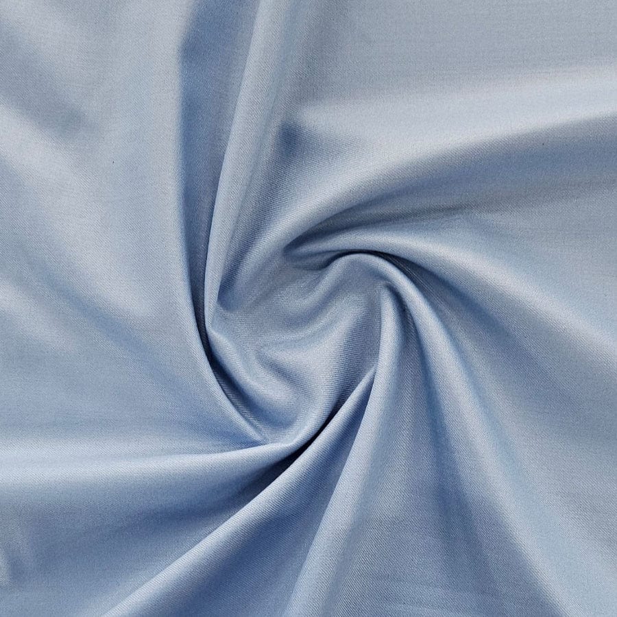 SUITING Dress Fabrics Sky Blue Woven Self-Edge Suiting 150cm (7917148110937)