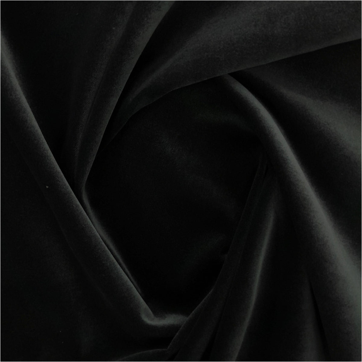 sullies fabric Velvet Upholstery Emperor Velvet Charcoal 140 cm