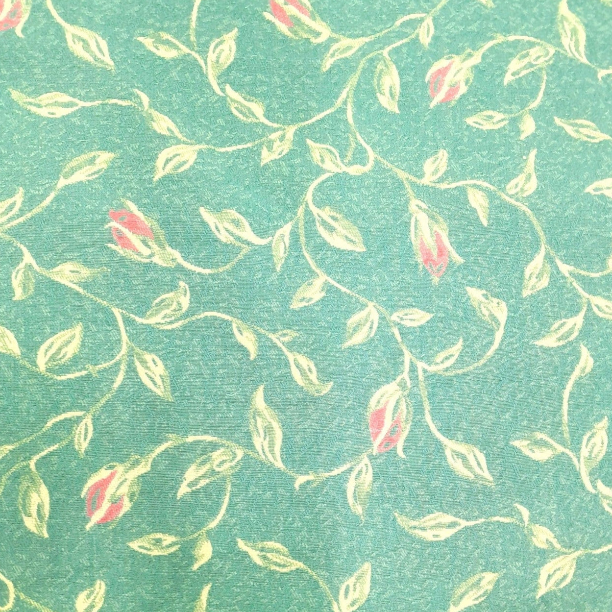 Sullies Upholstery Fabric Upholstery Barcelona Tapestry Fabric Floral 2 Duck Egg 140 cm