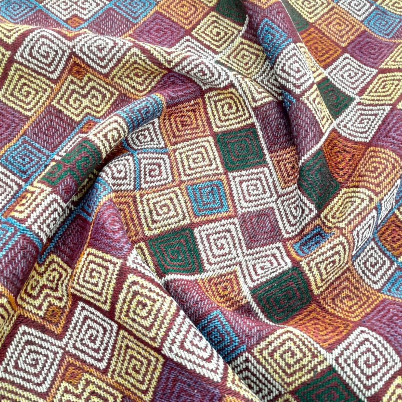 Sullies Upholstery Fabric Upholstery Barcelona Tapestry Fabric Triangles 140 cm (7911277985881)