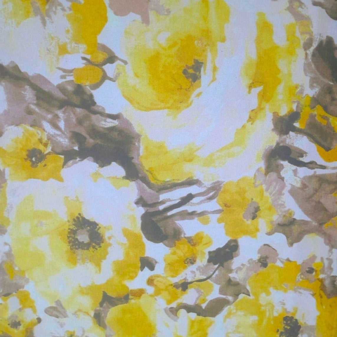 Upholstery Fabric Panorama Pony Yellow 140 cm