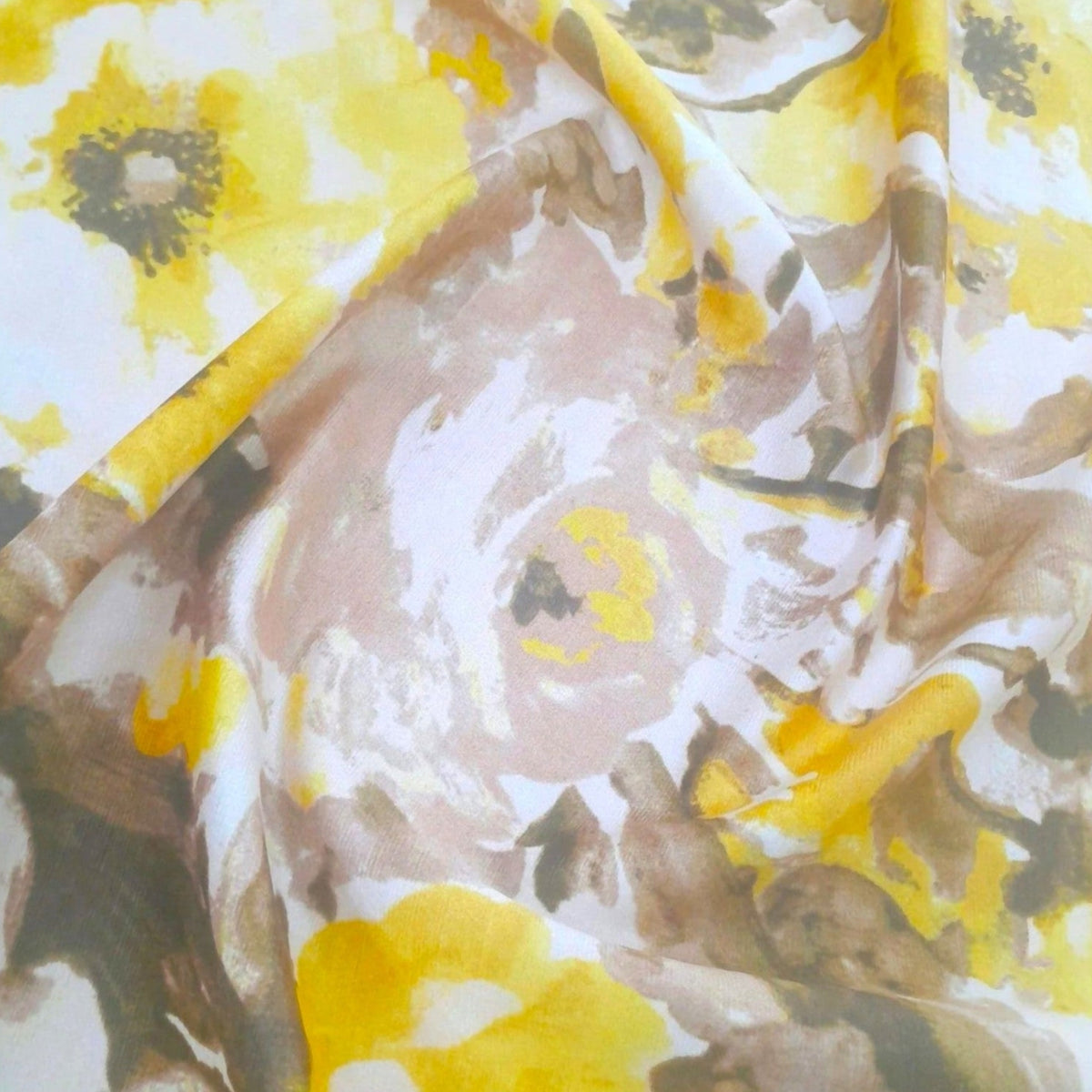 Upholstery Fabric Panorama Pony Yellow 140 cm