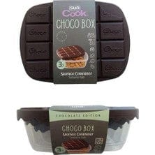 Sun Plast Storage Container Sun Plast Choco Box Chocolate Storage Container Set of 3