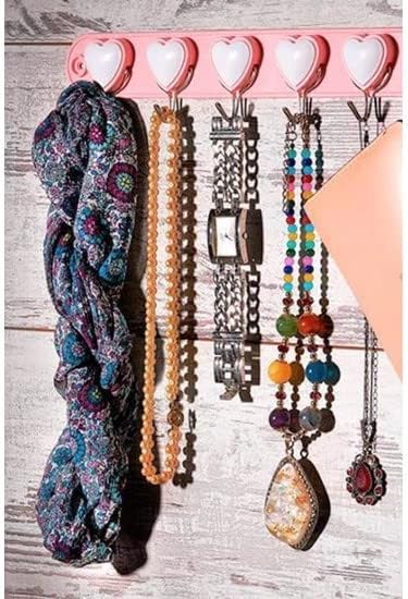 Sun Plast Sun Plast Sun Plast Daisy Heart Shape Plastic Clothes Hanger SF-892