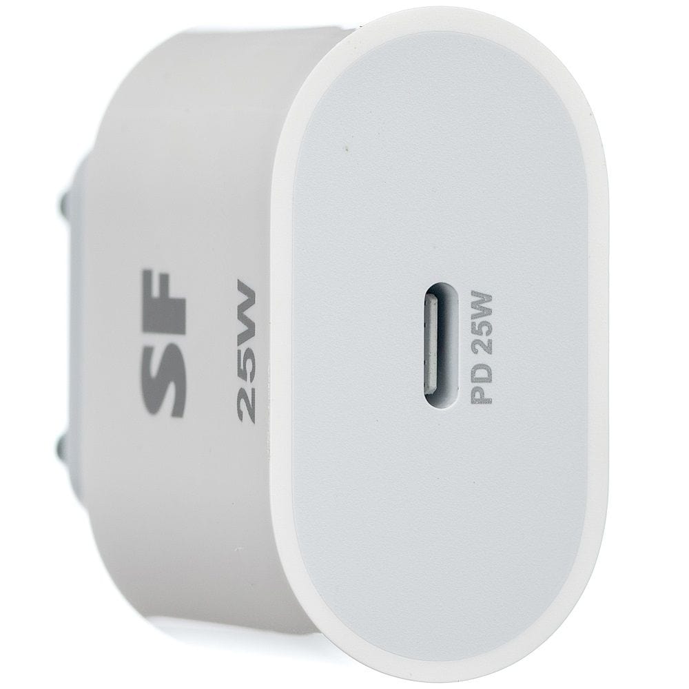 Superfly Charging Cable Supa 25W PD Usb C Wall Charger - White (7674291650649)