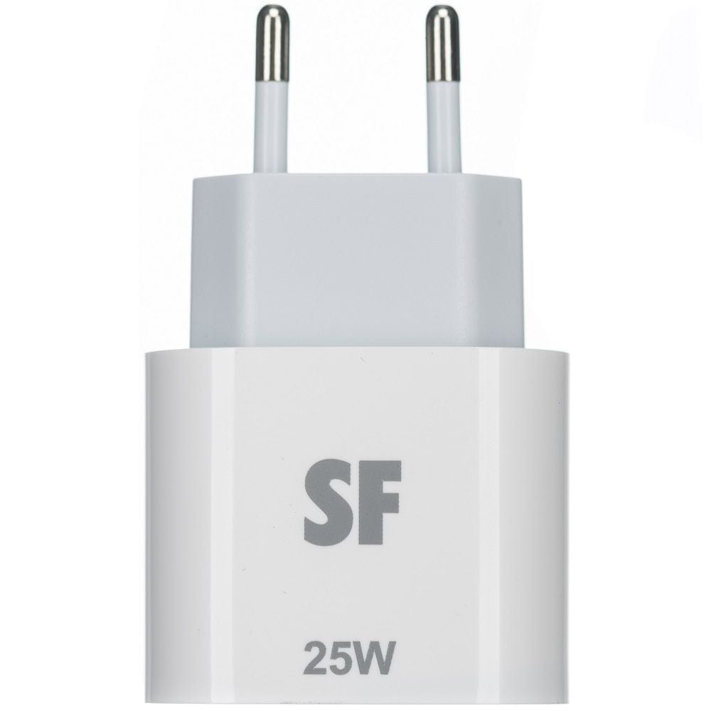 Superfly Charging Cable Supa 25W PD Usb C Wall Charger - White (7674291650649)