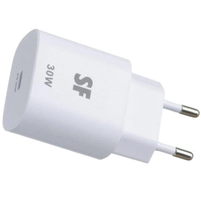 Superfly Power Adapters & Chargers Supa Fly Ultra-Fast 30W PD Type C Wall Charger - White (7674848510041)