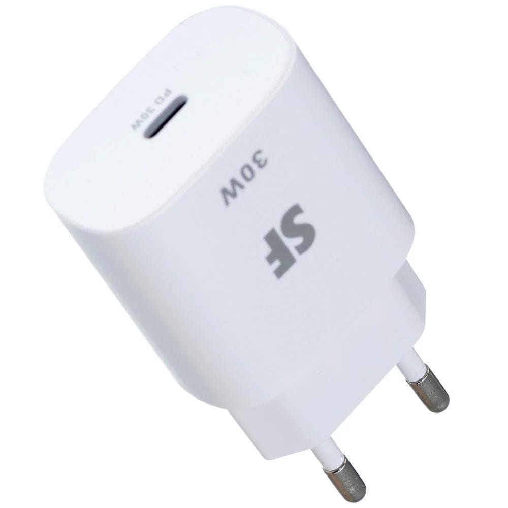 Superfly Power Adapters & Chargers Supa Fly Ultra-Fast 30W PD Type C Wall Charger - White (7674848510041)
