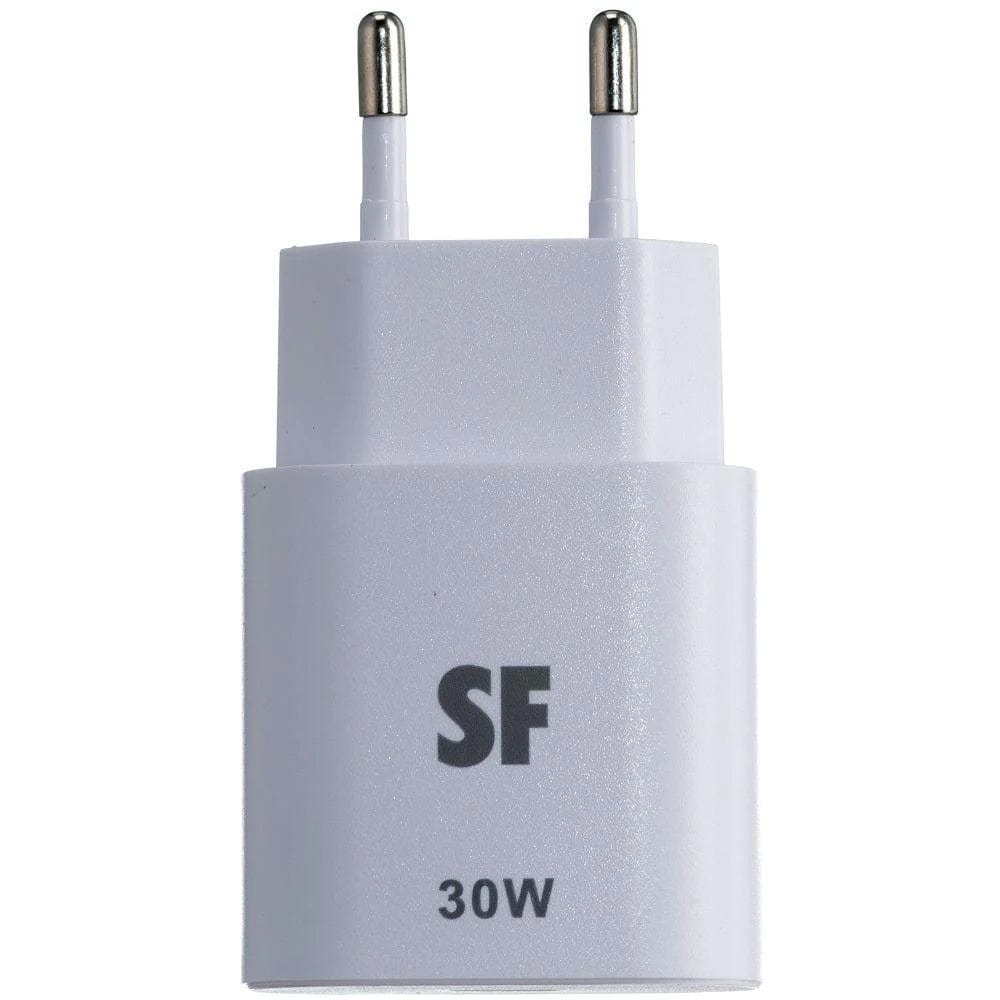 Superfly Power Adapters & Chargers Supa Fly Ultra-Fast 30W PD Type C Wall Charger - White (7674848510041)