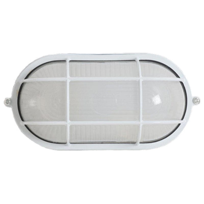 SUPERLUME BULKHEAD Bulkhead LED BHY3021W/LED Oval Grid White