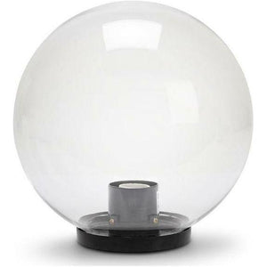 SUPERLUME SPHERE WITH BASE 250MM Clear Sphere W/Base& E27 L/H ZXI (7880812396633)