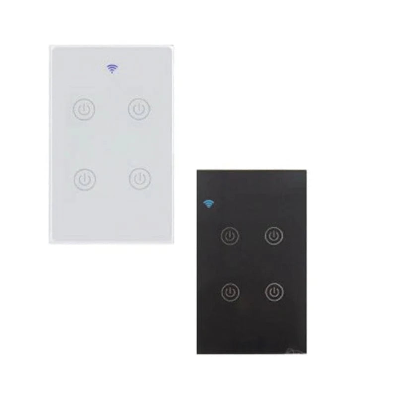 SUPERLUME Switch Smart Wi-Fi Switch – 4 Lever, 1 Way White