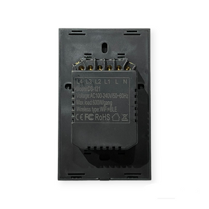 SUPERLUME Wifi Smart Switch DS Wifi Switch 4 Lever Black SWS-121-4 (7307966382169)