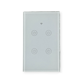 SUPERLUME Wifi Smart Switch DS Wifi Switch 4 Lever White SWS-121-4 (7307948359769)