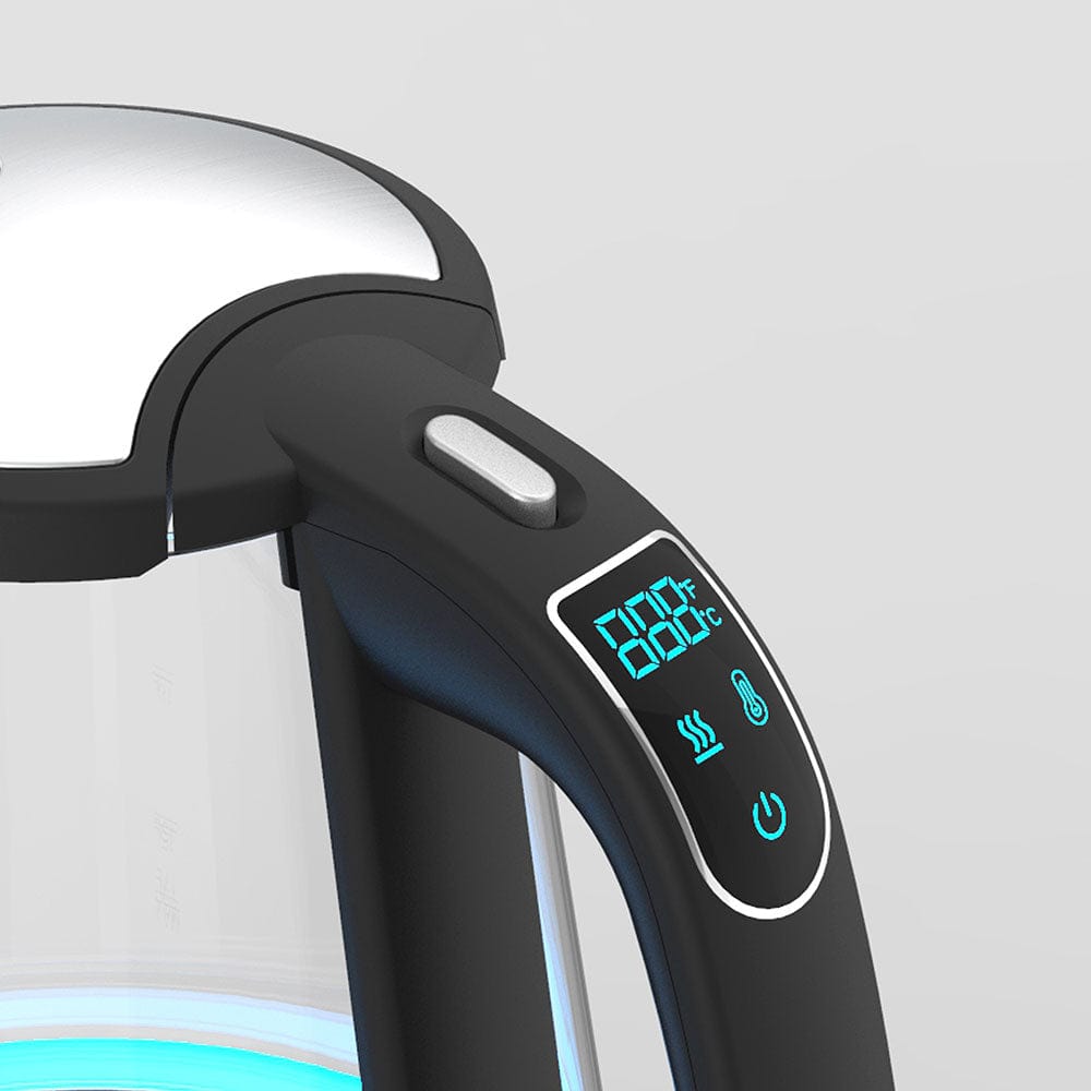Swan KETTLE Swan 1,7 Litre Digital Cordless Glass Kettle SGK28D (7786339893337)