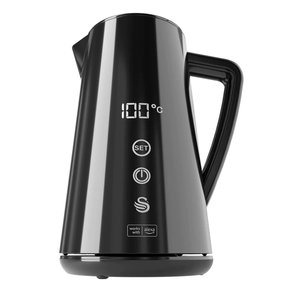 Swan KETTLE Swan Alexa Cordless Kettle SK14650BLKN (7480699289689)