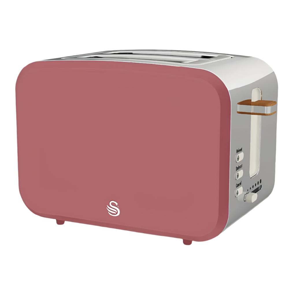 Swan KETTLE Swan Nordic Fuchsia Rose 2 Slice Toaster SNT2FR