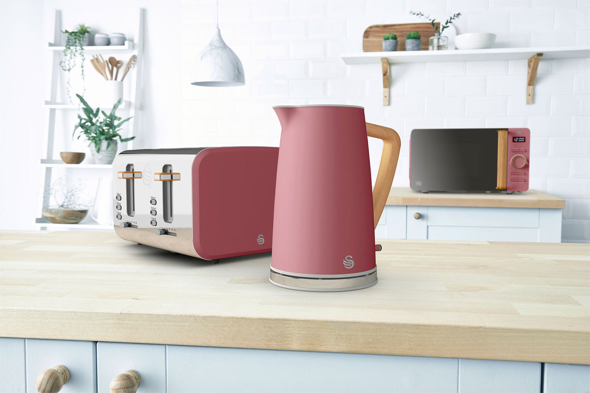 Swan KETTLE Swan Nordic Fuchsia Rose Cordless Kettle SNK9FR (7786074472537)