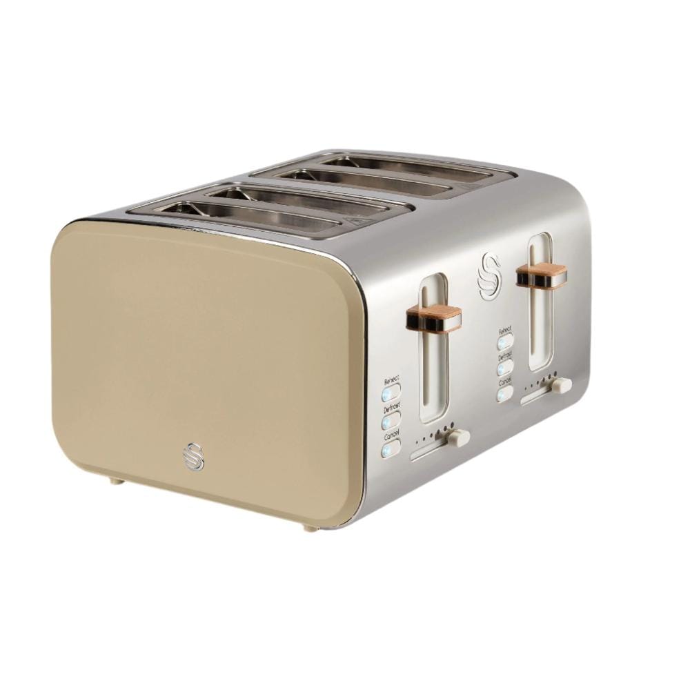 Swan KETTLE Swan Nordic Oatmeal 4 Slice Toaster SNT4O