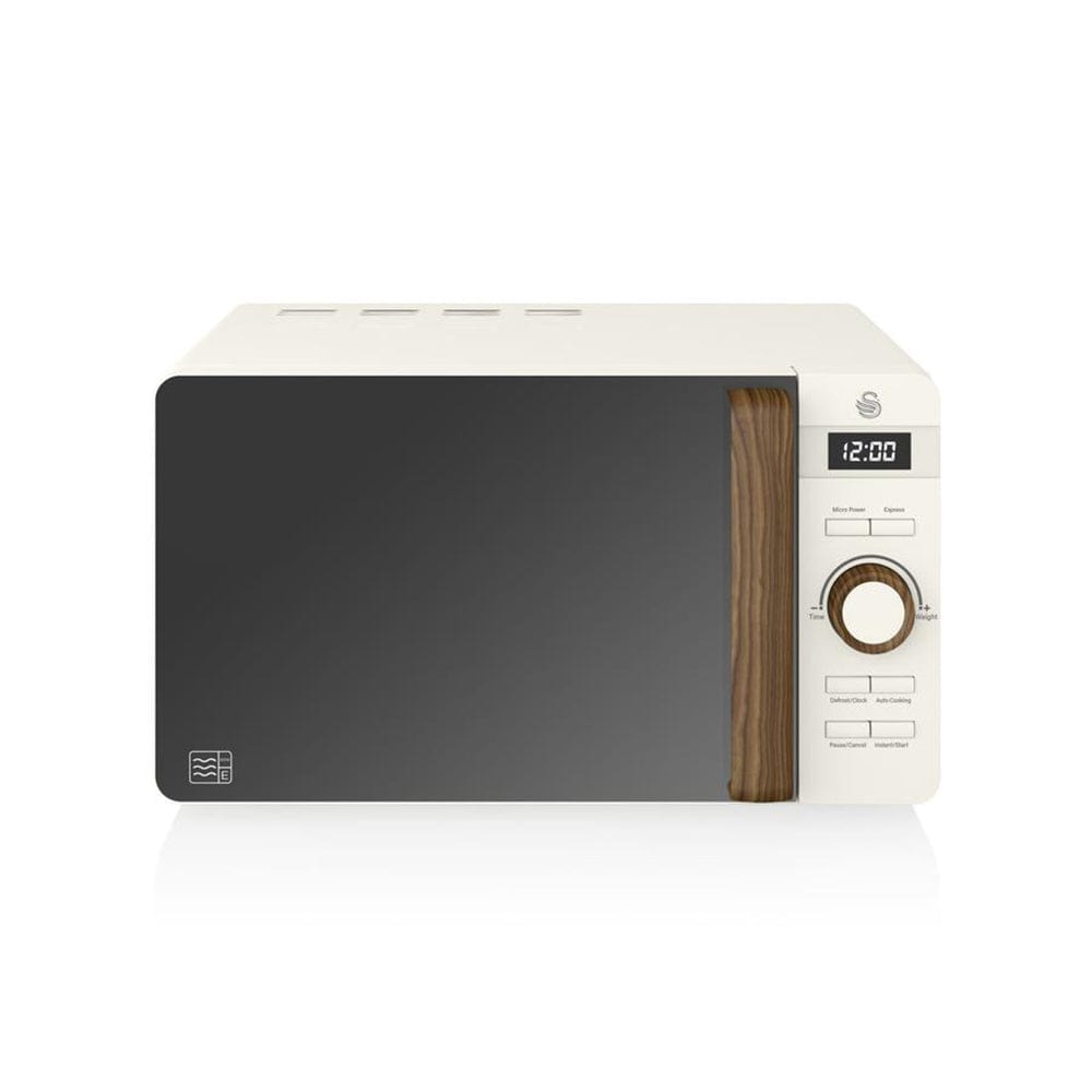 Swan Microwave Swan Nordic White 20 Litre Electronic Microwave Oven (7632344678489)