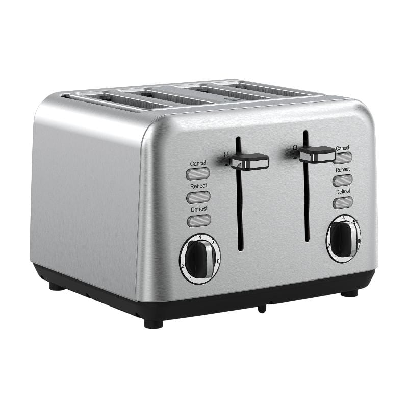Swan TOASTER Swan Townhouse Stainless Steel Silver 4 Slice Toaster STH4S