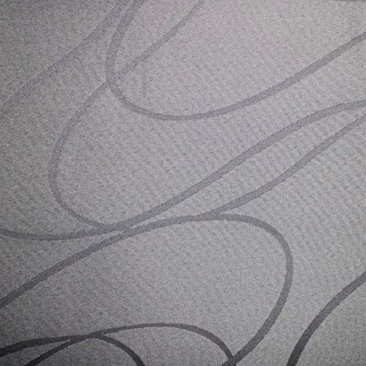 Bonded Foam Grey Swirl Car Upholstery 140 cm