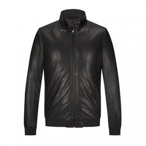 Bugatti Mens Leather Jacket Black (7959127916633)