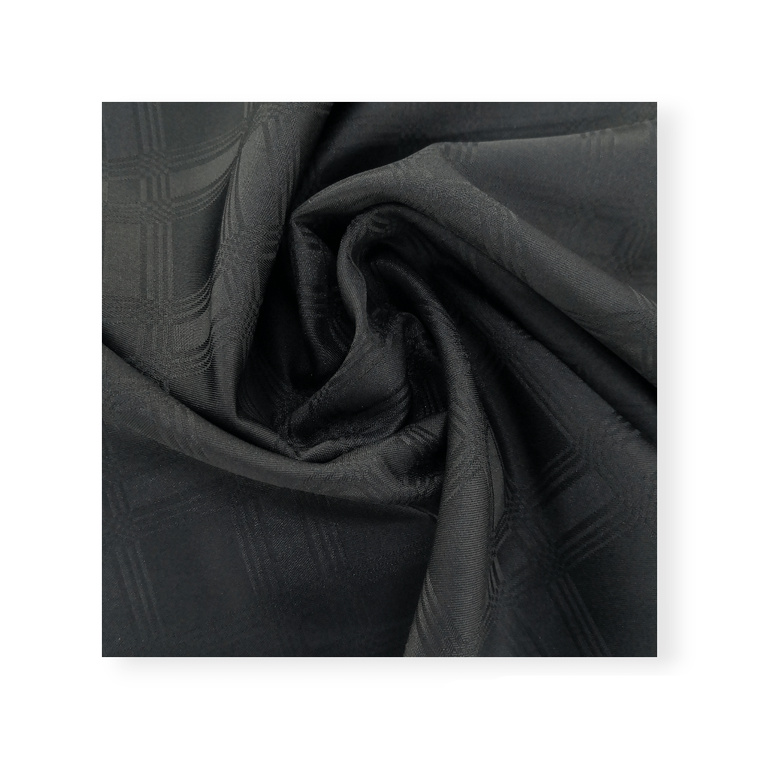 TABLING FABRIC Table Cloth Damask 280 cm Black 900