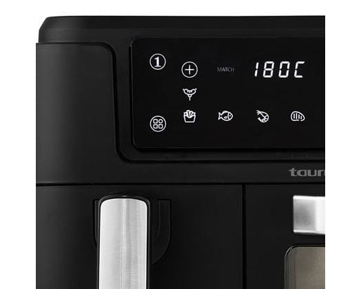 Taurus AIR FRYER Taurus Air Fryer Dual Zone Digital Non-Stick Black 9.5L 2400W Duo 973936 (7913498411097)