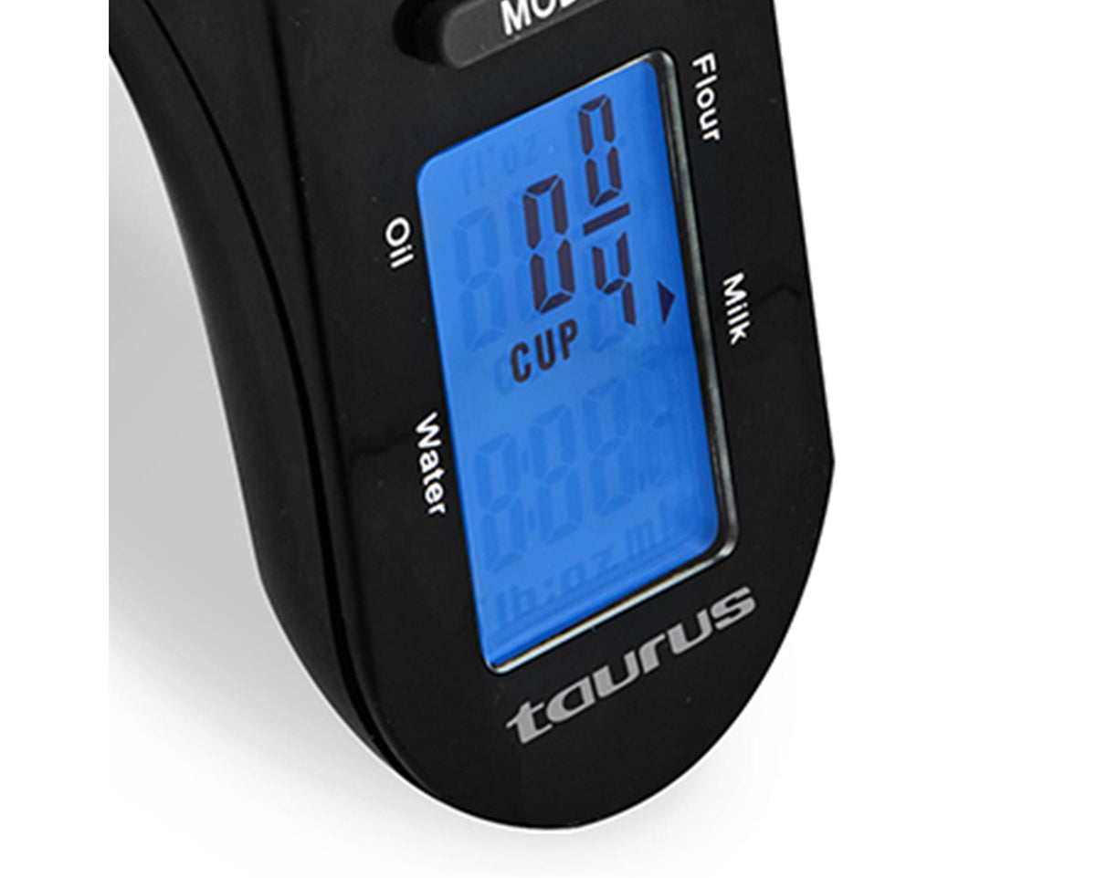 Taurus BATHROOM SCALE Taurus Kitchen Scale Battery Operated Stainless Steel Black 3kg Effortless Inox (7286666035289)