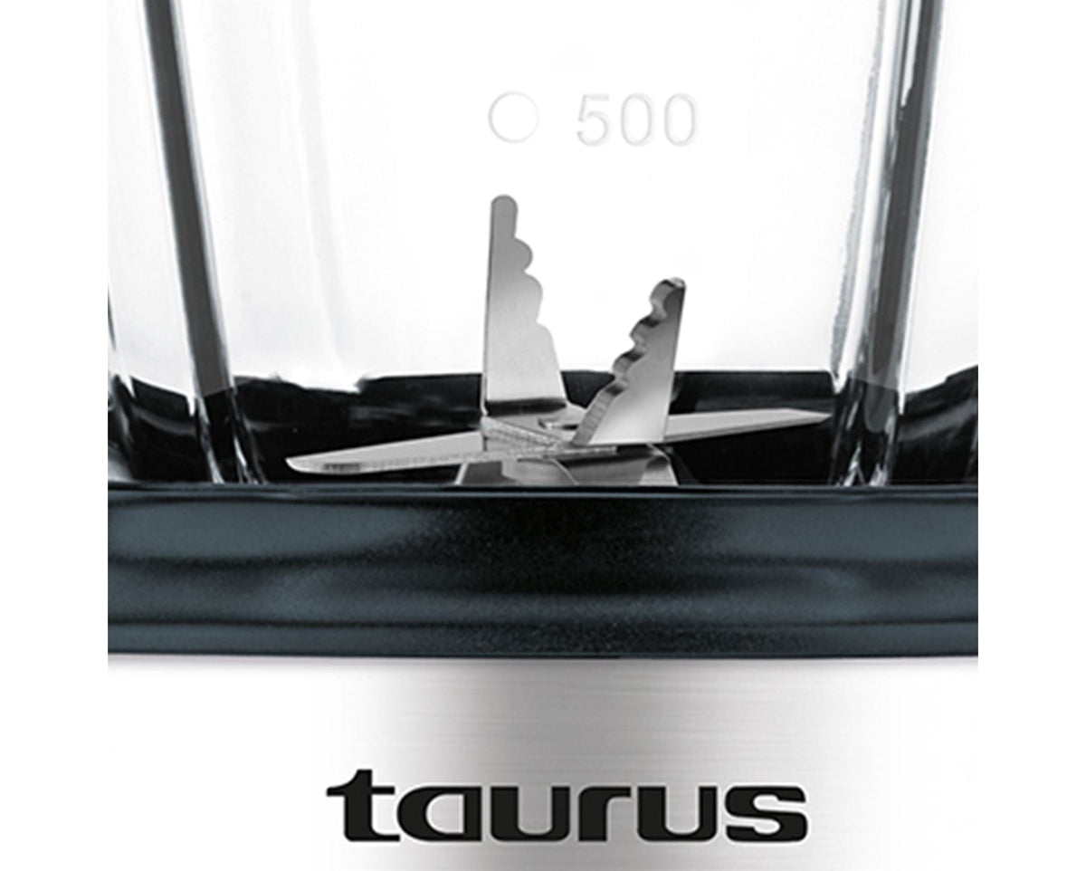 Taurus blender Taurus 1200w Jug Blender 5 Speed Stainless Steel Brushed 1.75 Litre Optima Magnum (7107382739033)