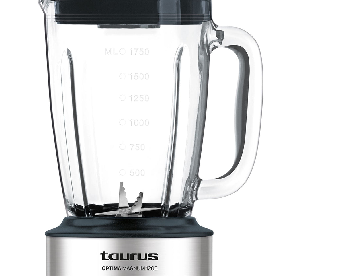 Taurus blender Taurus 1200w Jug Blender 5 Speed Stainless Steel Brushed 1.75 Litre Optima Magnum (7107382739033)