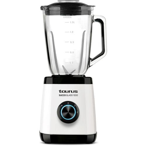 Taurus blender Taurus Succo Glass Jug Blender 1.5 Litre White 912454 (7687855865945)