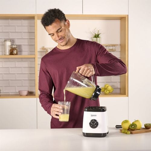 Taurus blender Taurus Succo Glass Jug Blender 1.5 Litre White 912454 (7687855865945)