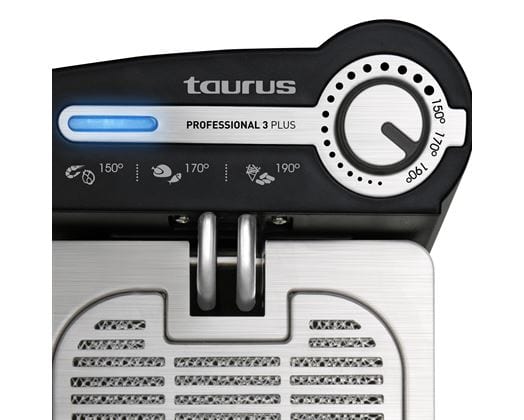 TAURUS DEEP FRYER Taurus Deep Fryer Temperature Stainless Steel Black 3L 2100W 973953 (7456672612441)