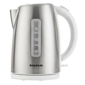 Taurus KETTLE Taurus Kettle 360 Degree Cordless Stainless Steel With White Trim 1.7L 2200W Arctic 958513 (7456683556953)