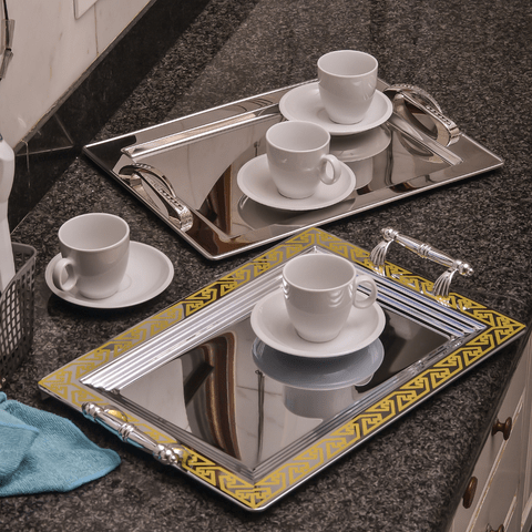 Tazzy TRAY Tazzy Rectangular Tray With Handle SGN2775/1 (7750700367961)