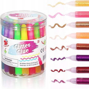 TBC Tech & Office TBC Glitter Glue Adhesive Pens For Art Projects 2228 (7345849040985)
