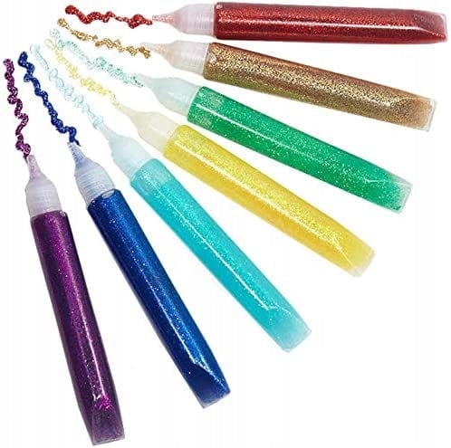 TBC Tech & Office TBC Glitter Glue Adhesive Pens For Art Projects 2228 (7345849040985)