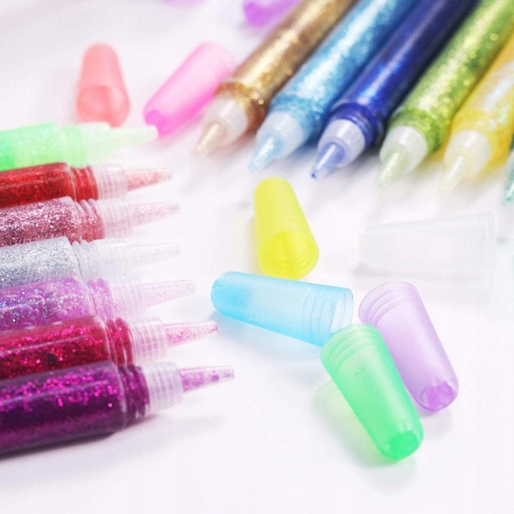 TBC Tech & Office TBC Glitter Glue Adhesive Pens For Art Projects 2228 (7345849040985)
