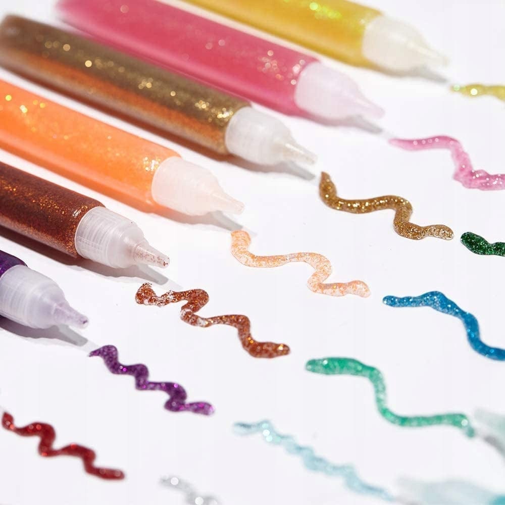 TBC Tech & Office TBC Glitter Glue Adhesive Pens For Art Projects 2228 (7345849040985)