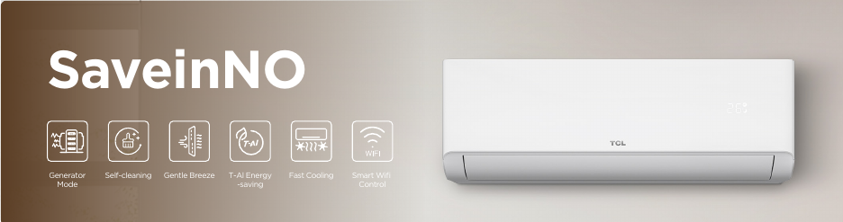 TCL SaveIN ZG11 non-inverter R32 air conditioner — supplier image