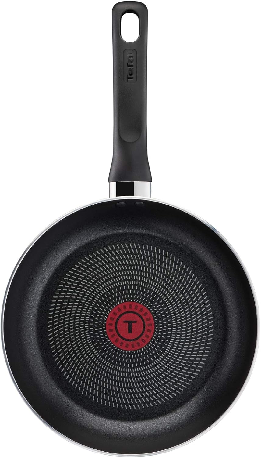 TEFAL Pots Set Tefal Super Cook Non-Stick 12 Piece Cookware Set Red B460SC84