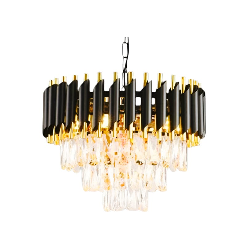 TEMPEST CHANDELIER Crystal Chandelier  GOLD & BLACK BQ‑CD 465