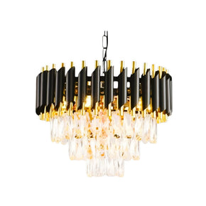 TEMPEST CHANDELIER Crystal Chandelier  GOLD & BLACK BQ‑CD 465