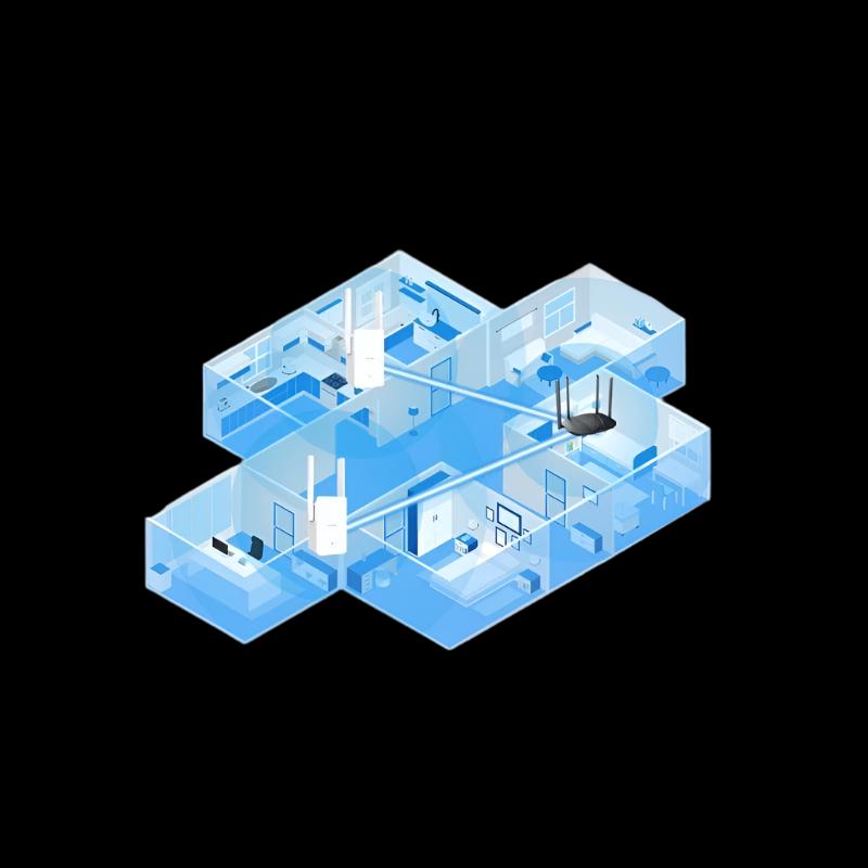 Tenda Mesh WiFi System Tenda Wifi 6 A33 Range Extender (7524560666713)