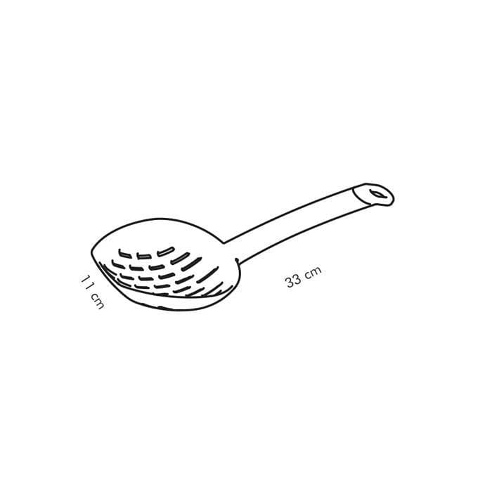 Tescoma SPOON Tescoma Space Line Sieve With Scoop Black 638001 (7287684071513)